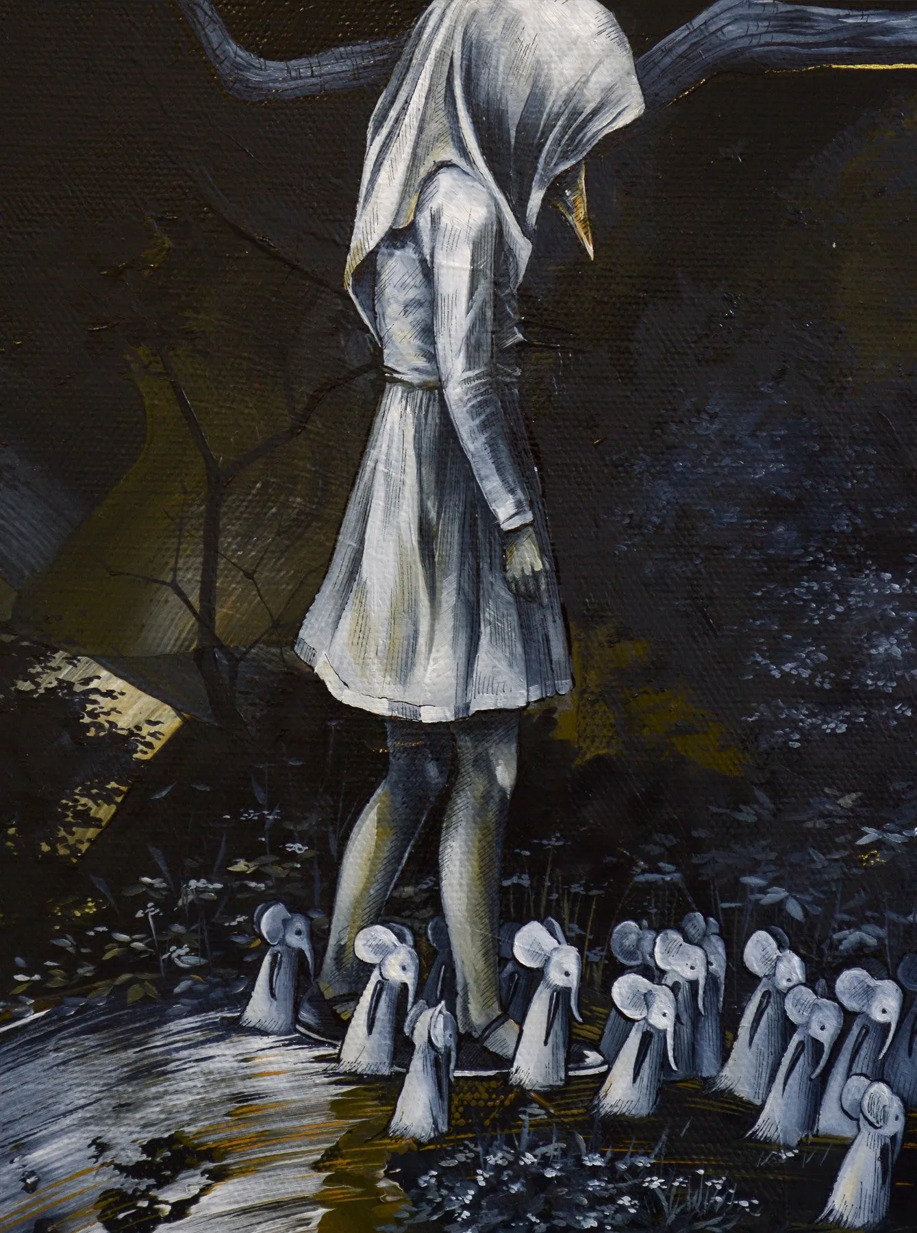 Their apparent purpose caused in her an uncharacteristic moment of restraint
