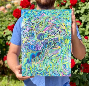 Tickling the Dragon - Canvas Print