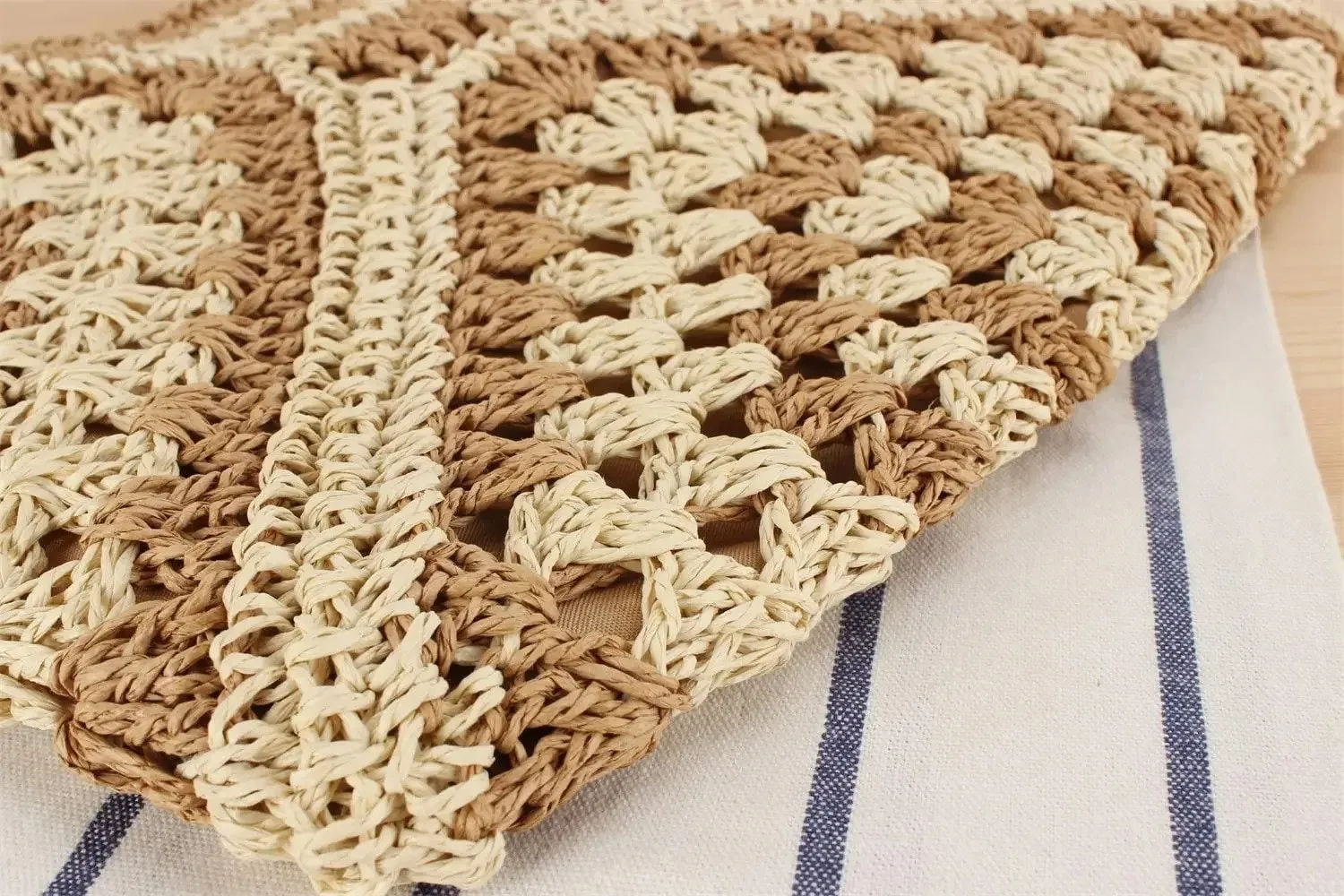 Top Handle Bag Straw Shoulder Bag