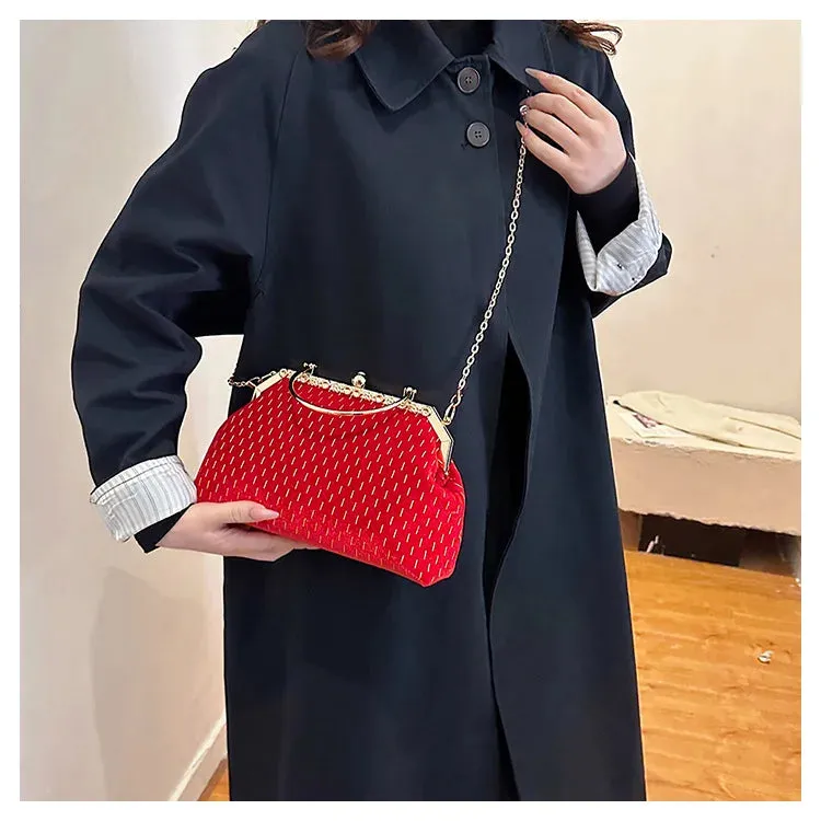 Velvet Evening Clutch Bag
