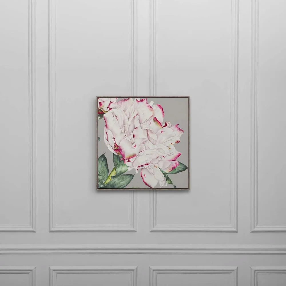 Voyage Maison 68cm Marie Burke Parcevall Fuchsia Linen Framed Canvas