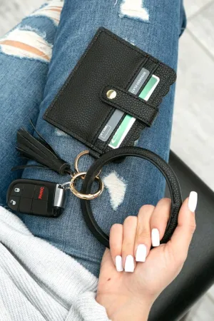 Wallet with Key Ring Bracelet