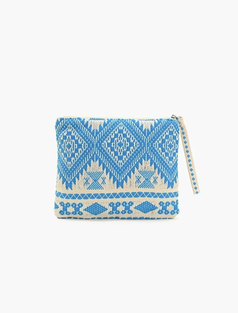 Wanderlust Evil Eye Beaded Clutch Bag