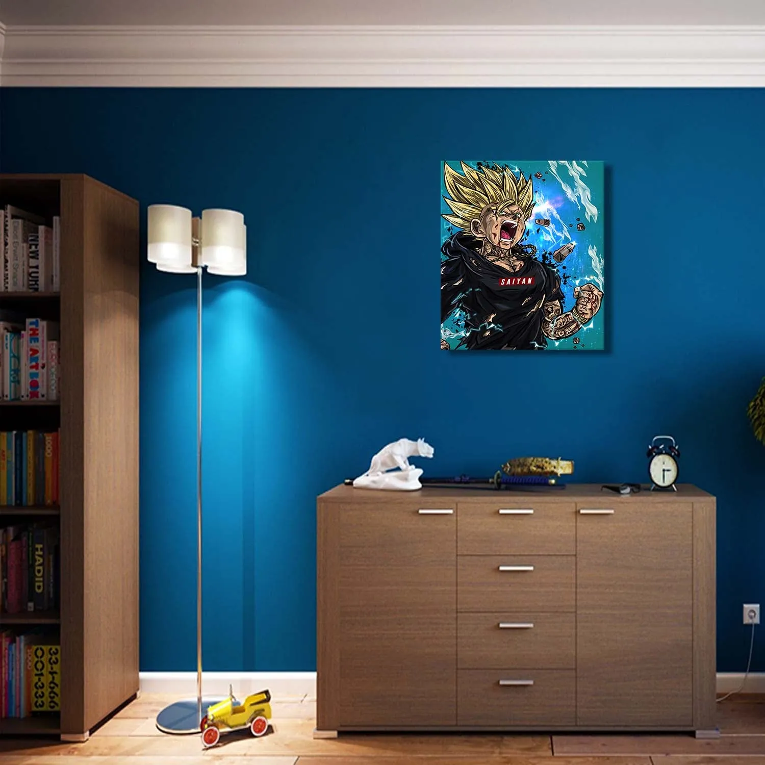 Warrior’s Son Super Form Canvas Wall Art