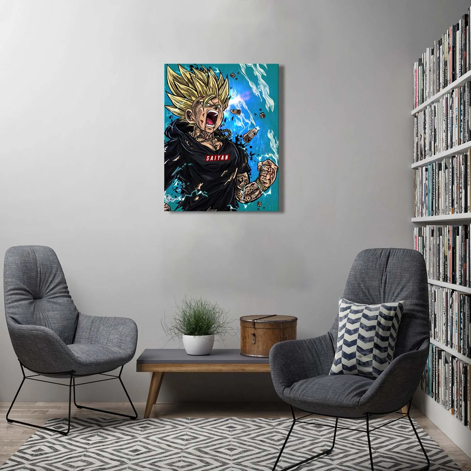 Warrior’s Son Super Form Canvas Wall Art
