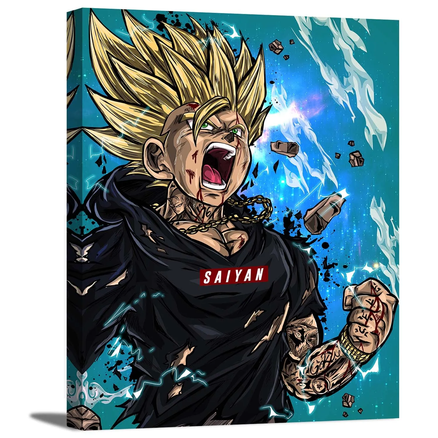 Warrior’s Son Super Form Canvas Wall Art