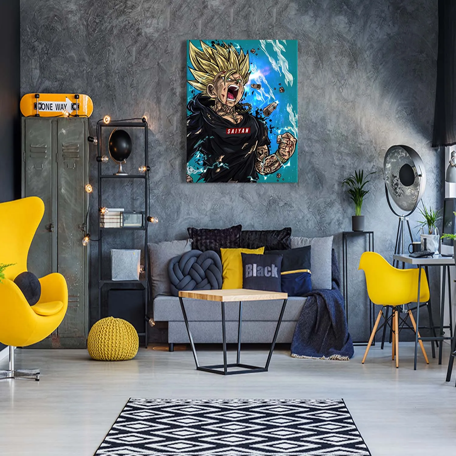 Warrior’s Son Super Form Canvas Wall Art