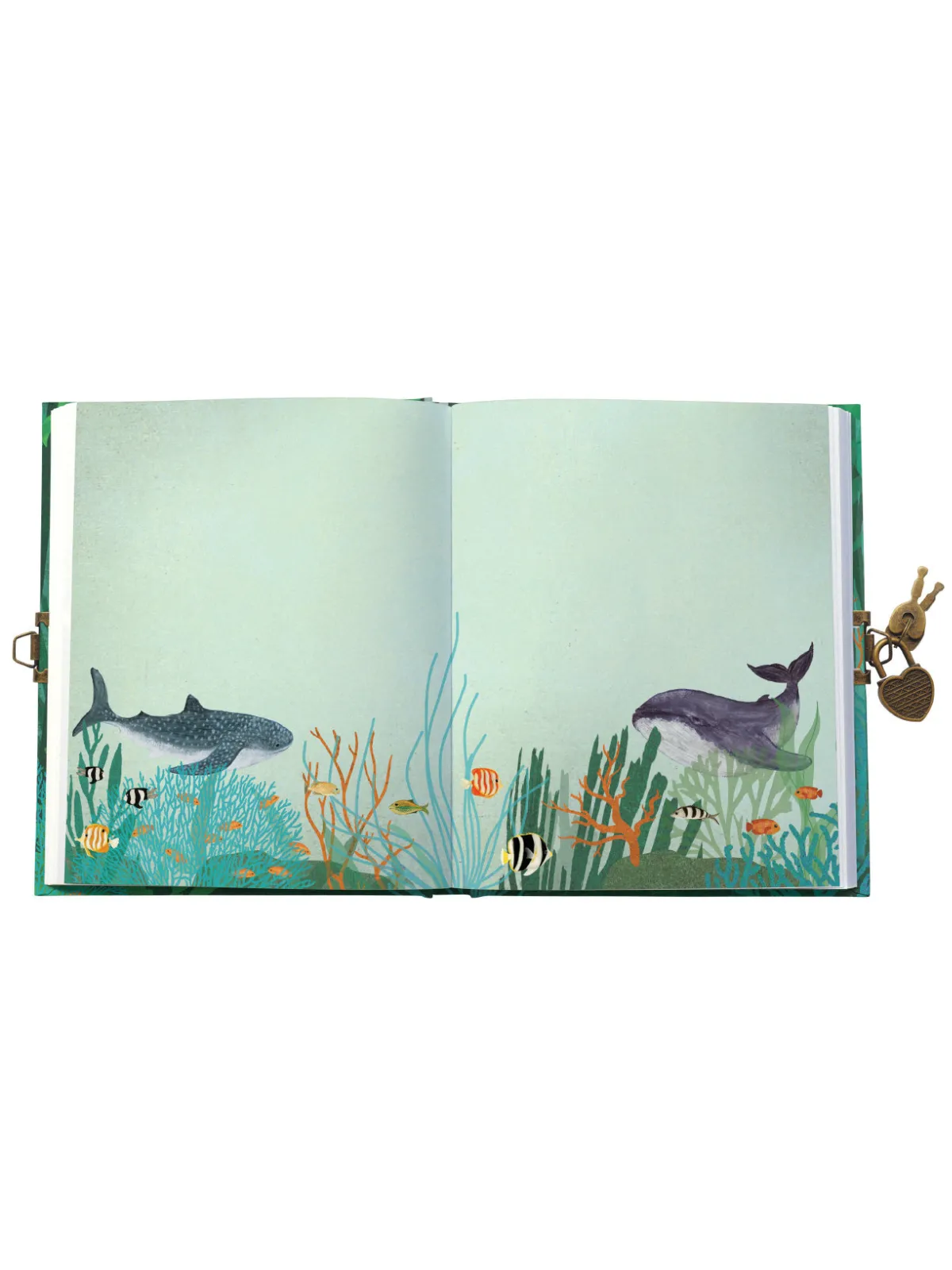 Whale Song Lockable Notebook Diary