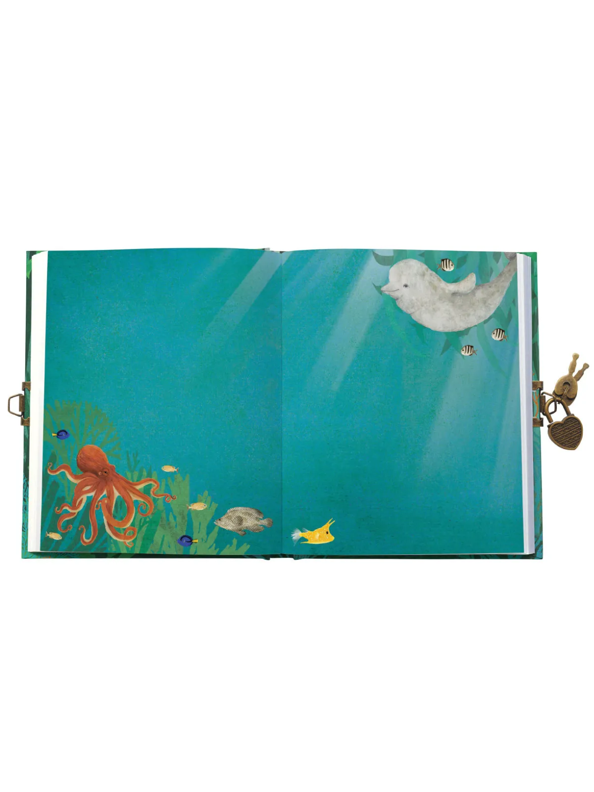 Whale Song Lockable Notebook Diary