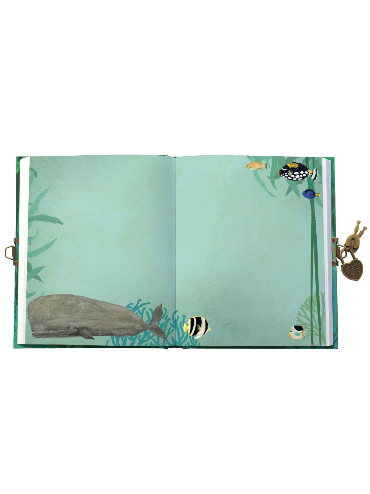 Whale Song Lockable Notebook Diary