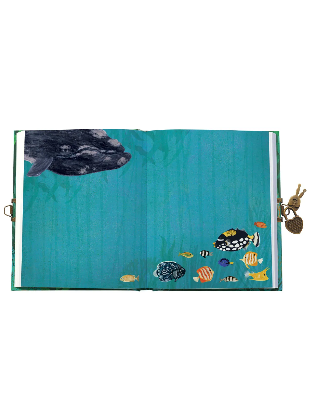 Whale Song Lockable Notebook Diary