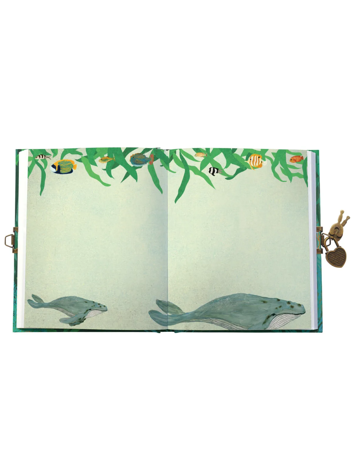 Whale Song Lockable Notebook Diary