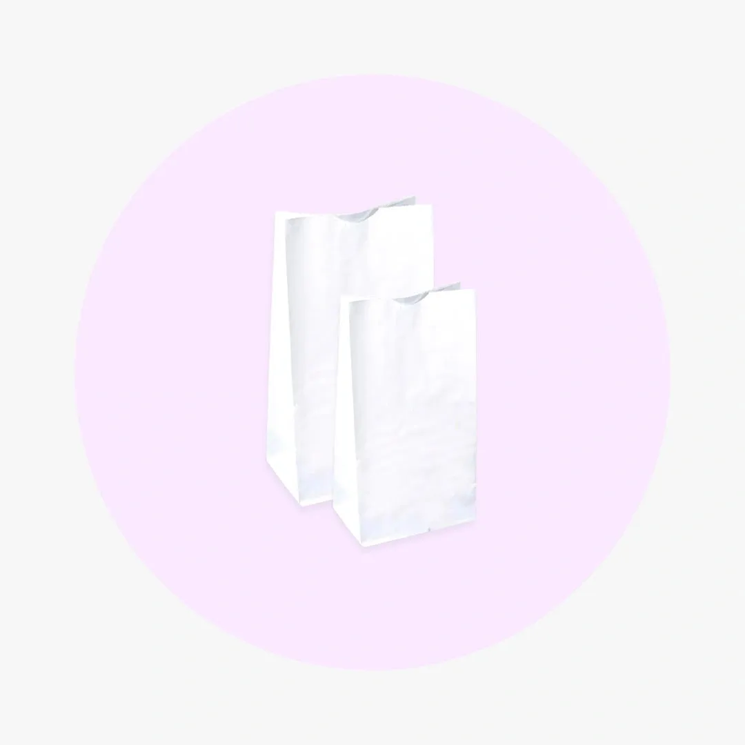 White Paper Bag #6