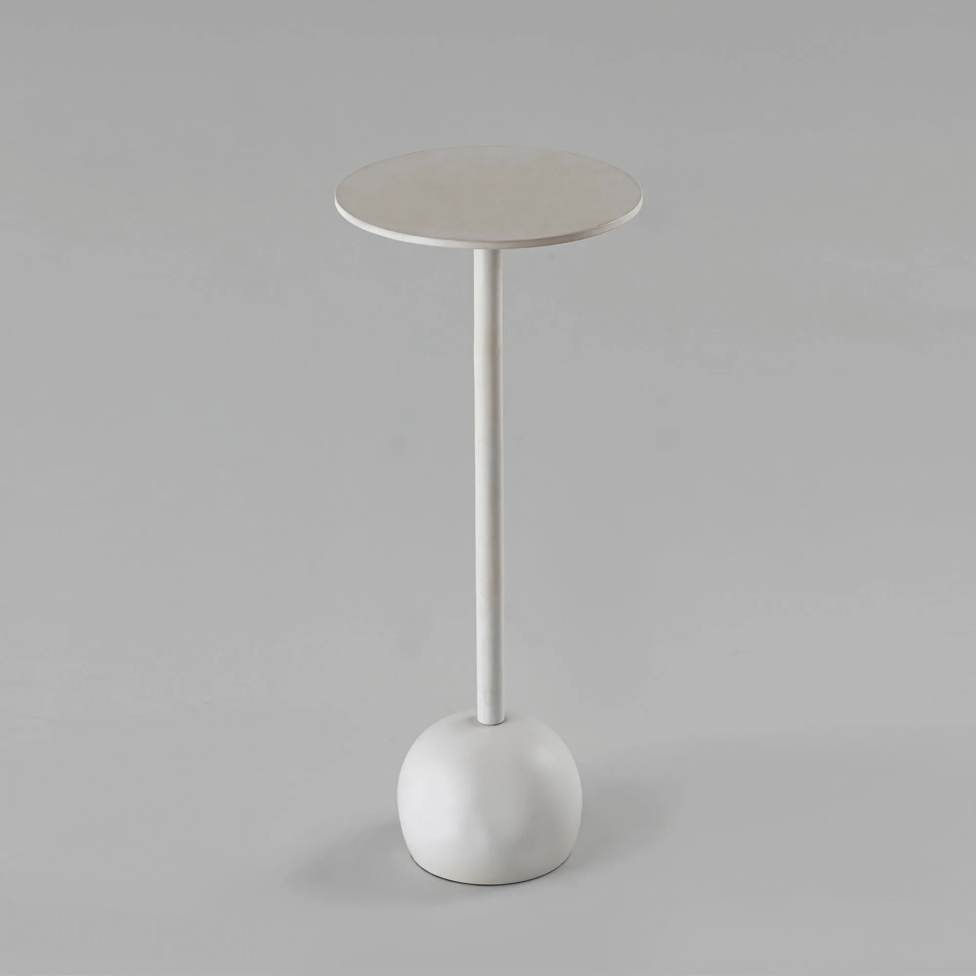 White Sleek Side Table