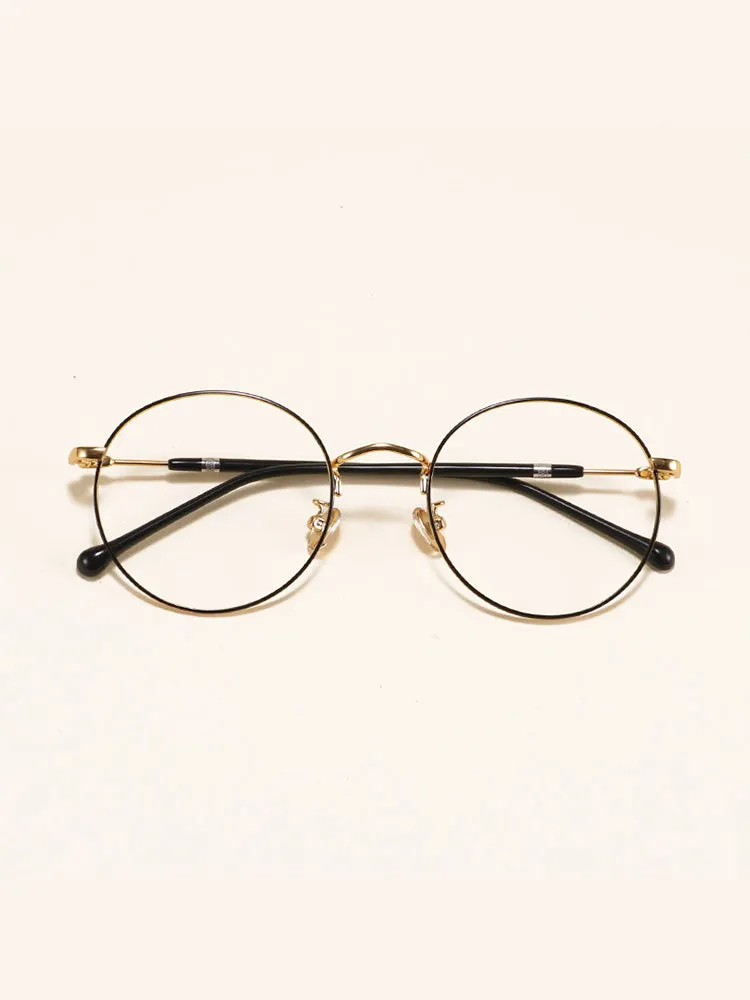 Women'S Metal Round Sleek Frames