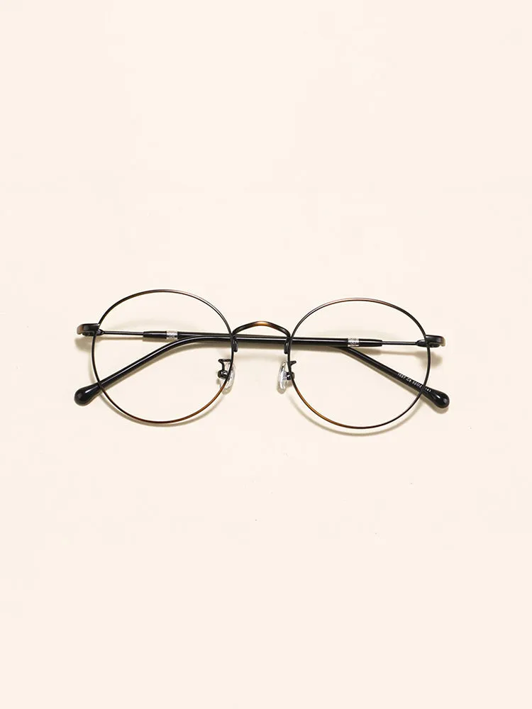 Women'S Metal Round Sleek Frames