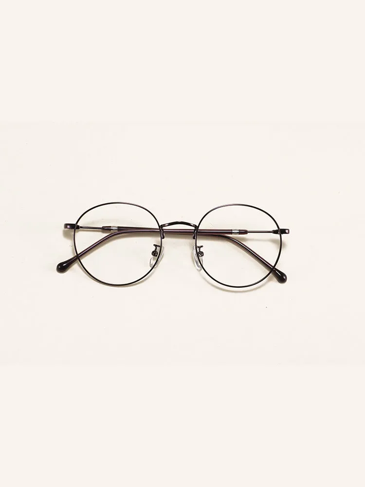 Women'S Metal Round Sleek Frames