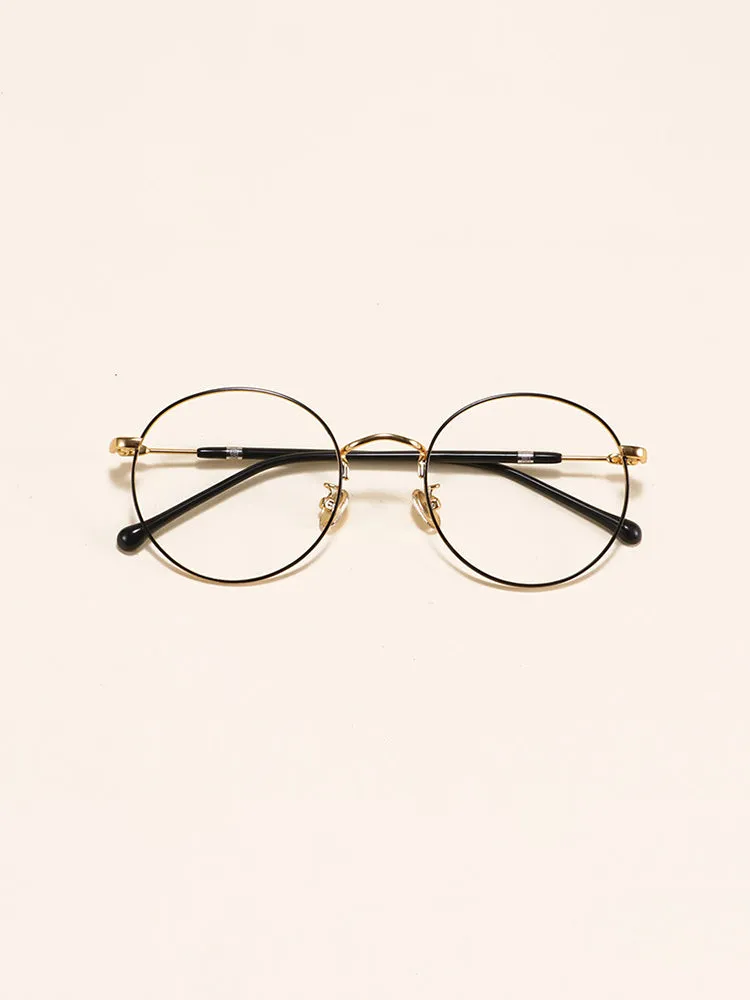 Women'S Metal Round Sleek Frames