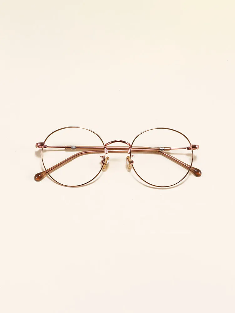 Women'S Metal Round Sleek Frames