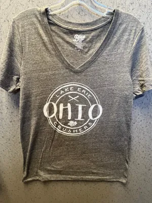 Women's Tri Blend V NECK T shirt