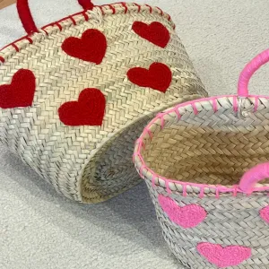 Woven Heart Bag