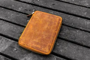 Zippered Leather Portfolio Case | A5 Notebook